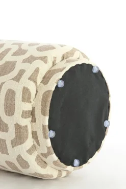 Light - Living Light & Living Poef Davonte Taupe / Beige - Ø 40 cm