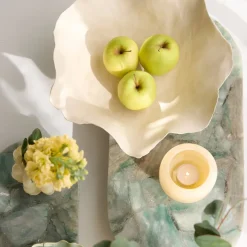 Light - Living Light & Living Schaal Banda Crème - 34x31 cm