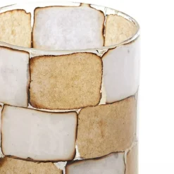 Light - Living Light & Living Sfeerlicht Dronero Wit/Bruin - 13 cm hoog