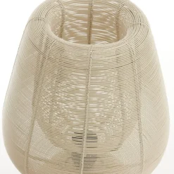 Light - Living Light & Living Tafellamp Aboso Crème - E27 - 54 cm hoog