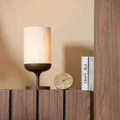 Light - Living Light & Living Tafellamp Dania Bruin - E27 - 50 cm hoog