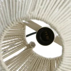 Light - Living Light & Living Tafellamp Felida Crème - E27 - 40 cm hoog