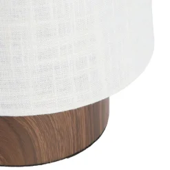 Light - Living Light & Living Tafellamp Howie Crème - E27 - 42 cm hoog