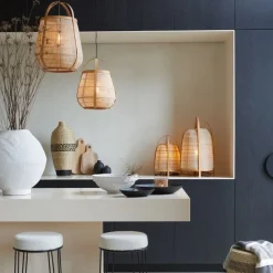 Light - Living Light & Living Tafellamp Jacinto Naturel - E27 - 42 cm hoog