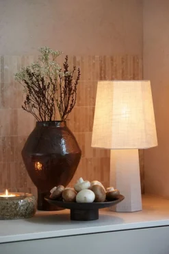 Light - Living Light & Living Tafellamp Musabo Wit - E27 - 49 cm hoog