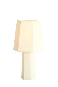 Light - Living Light & Living Tafellamp Musabo Wit - E27 - 49 cm hoog