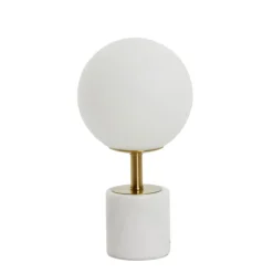 Light - Living Light & Living Tafellamp Medina Wit - E27 - 35 cm hoog