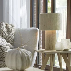 Light - Living Light & Living Tafellamp Pitino Crème - E27 - 51 cm hoog