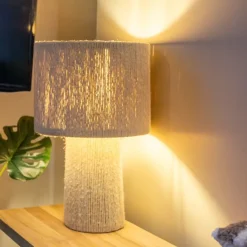 Light - Living Light & Living Tafellamp Pitino Crème - E27 - 51 cm hoog