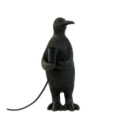 Light - Living Light & Living Tafellamp Penguin Zwart - E14 - 34 cm hoog