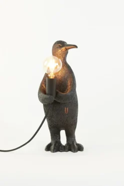 Light - Living Light & Living Tafellamp Penguin Zwart - E14 - 34 cm hoog