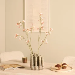 Light - Living Light & Living Vaas Leanja Beige - 24 cm hoog