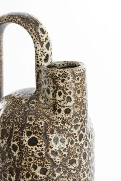 Light - Living Light & Living Vaas Serres Crème / Zwart - 37 cm hoog