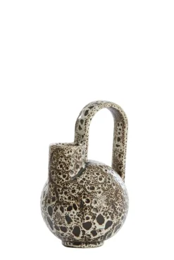 Light - Living Light & Living Vaas Serres Crème / Zwart - 26 cm hoog