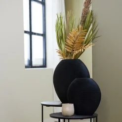 Light - Living Light & Living Vaas Skeld Zwart - 40 cm hoog