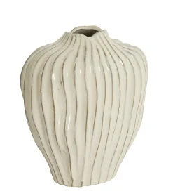 Light - Living Light & Living Vaas Vechhia Crème - 35 cm hoog