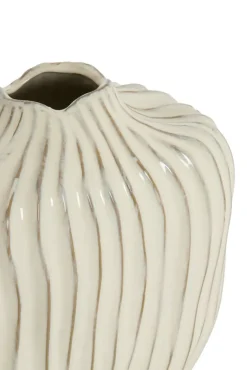 Light - Living Light & Living Vaas Vechhia Crème - 35 cm hoog