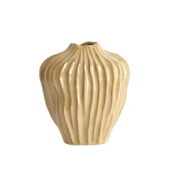 Light - Living Light & Living Vaas Vechhia Lichtbruin - 25 cm hoog