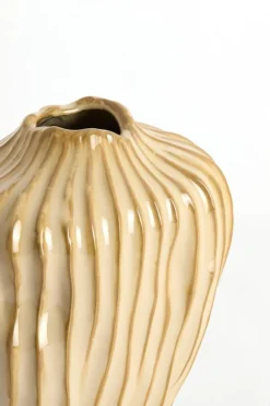 Light - Living Light & Living Vaas Vechhia Lichtbruin - 25 cm hoog