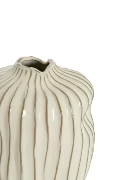 Light - Living Light & Living Vaas Vechhia Crème - 25 cm hoog