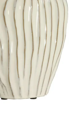 Light - Living Light & Living Vaas Vechhia Crème - 25 cm hoog