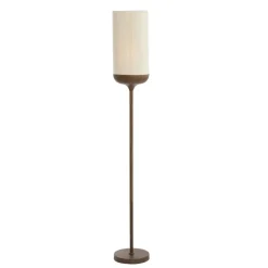 Light - Living Light & Living Vloerlamp Dania Bruin - E27 - 159 cm hoog