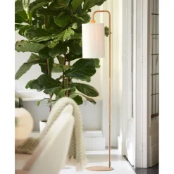 Light - Living Light & Living Vloerlamp Donio Naturel - E27 - 155 cm hoog