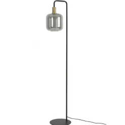 Light - Living Light & Living Vloerlamp Lekar Zwart - E27 - 155 cm hoog