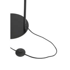 Light - Living Light & Living Vloerlamp Lekar Zwart - E27 - 155 cm hoog