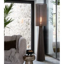 Light - Living Light & Living Vloerlamp Micky Bruin - E27 - 180 cm hoog