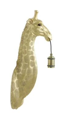 Light - Living Light & Living Wandlamp Giraffe Goud - E27 - 61 cm hoog
