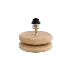 Light - Living Light& Living Lampenvoet Eboli Naturel - E27 - 9 cm hoog