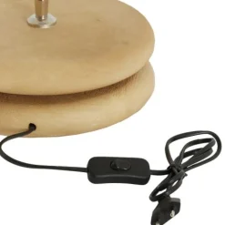 Light - Living Light& Living Lampenvoet Eboli Naturel - E27 - 9 cm hoog