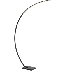Lucide Booglamp Curve Zwart - LED - 192 cm hoog
