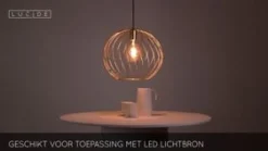 Lucide Hanglamp Danza Goud - E27 - Ø 40 cm