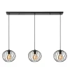Lucide Hanglamp Danza Zwart - 3 x E27 - 130 cm breed