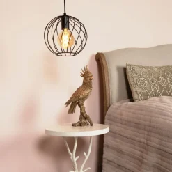 Lucide Hanglamp Danza Zwart - E27 - Ø 25 cm