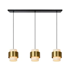 Lucide Hanglamp Firmin Goud - 3 x E27 - 110 cm breed