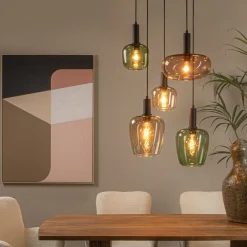 Lucide Hanglamp Ilona Multi - 5 x E27 - Ø 65 cm