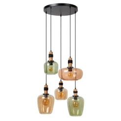 Lucide Hanglamp Ilona Multi - 5 x E27 - Ø 65 cm