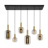 Lucide Hanglamp Joanet Zwart - 6 x E27 - 132 cm breed