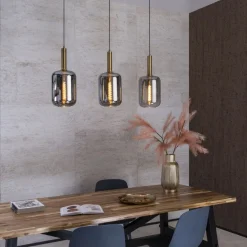 Lucide Hanglamp Joanet Zwart - 3 x E27 - 110 cm breed