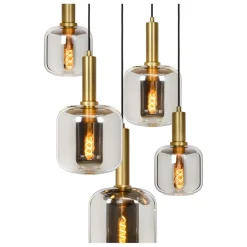 Lucide Hanglamp Joanet Zwart - 5 x E27 - Ø 66 cm