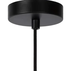 Lucide Hanglamp Julius Zwart - E27 - Ø 28 cm