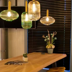 Lucide Hanglamp Maloto Groen - E27 - Ø 20 cm