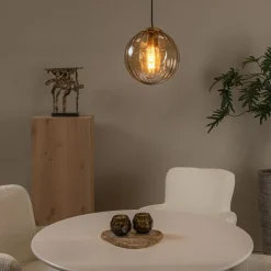 Lucide Hanglamp Monsaraz Roze - E27 - Ø 25 cm