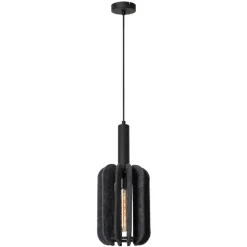 Lucide Hanglamp Rafal Grijs - E27 - Ø 20 cm