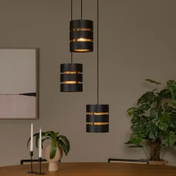 Lucide Hanglamp Rosas Zwart - 3 x E27 - Ø 43 cm breed