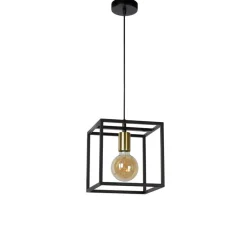 Lucide Hanglamp Ruben Zwart - E27 - 22 cm breed