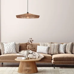 Lucide Hanglamp Yunkai Naturel - E27 - Ø 70 cm